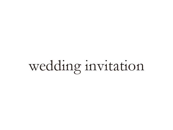 ウェディングスタンプ　メッセージ(wedding invitation)　WD-80